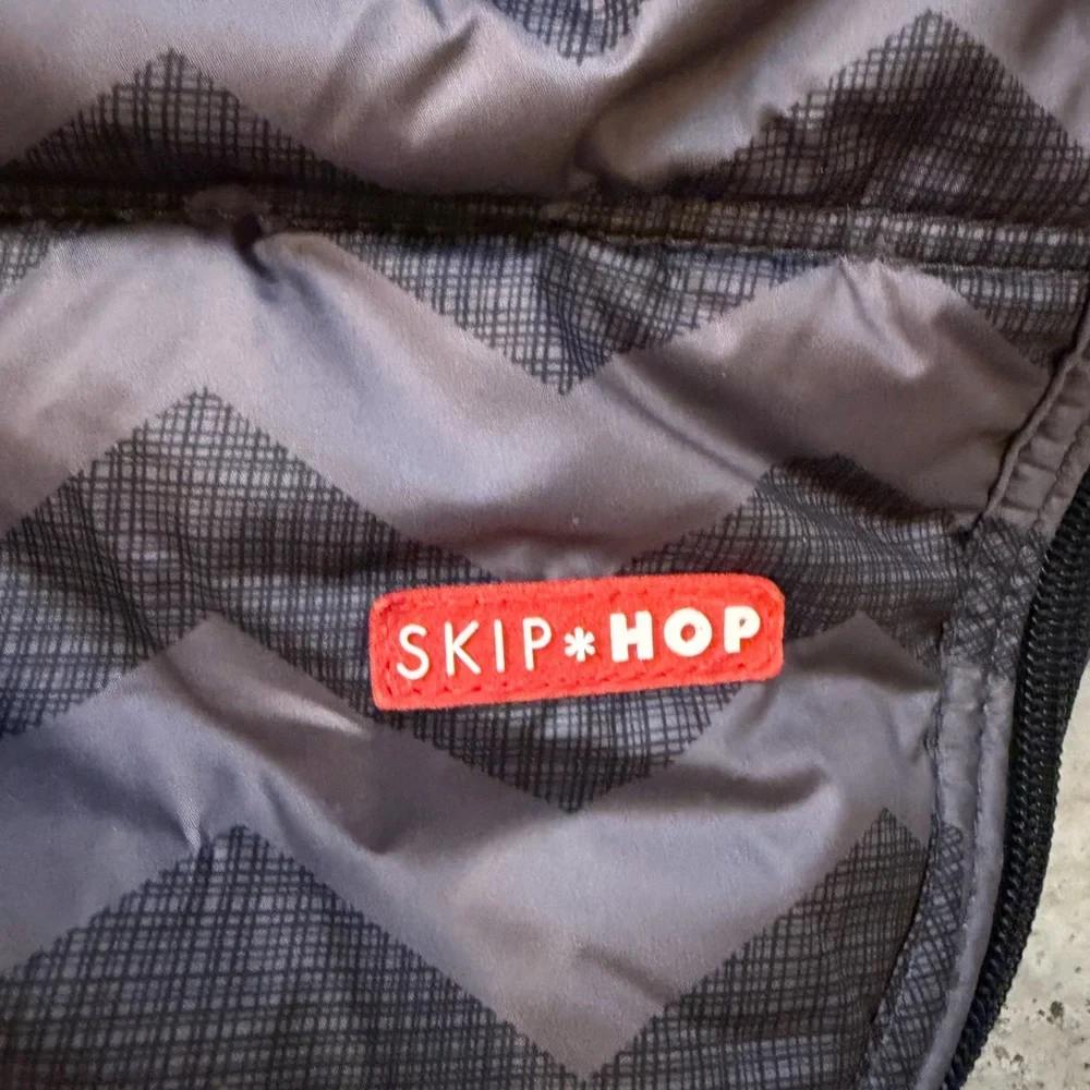 Skip Hop Gray and Black Stroll & Go Car Seat Cover
